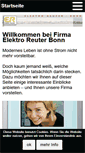 Mobile Screenshot of elektro-reuter-bonn.de